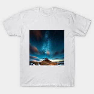 SCENERY 55 - Magical Milky Way Galaxy Night Sky T-Shirt